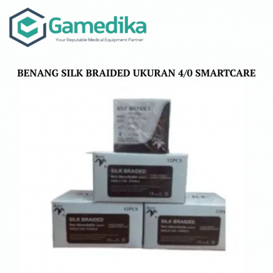  BENANG SILK BRAIDED UKURAN 4/0