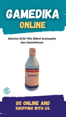 ALKOHOL ACM 70% 300ML ANTISEPTIK DAN DESINFEKTAN