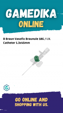 B BRAUN VASOFIX BRAUNULE 18G / I.V. CATHETER 1.3X45MM