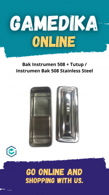 BAK INSTRUMEN 508 + TUTUP (INSTRUMEN BAK 508 STAINLESS STEEL)