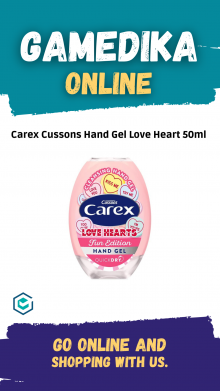 CAREX CUSSONS HAND GEL LOVE HEART 50ML