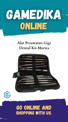 DENTAL SET MARWA / ALAT PERAWATAN GIGI DENTAL KIT MARWA