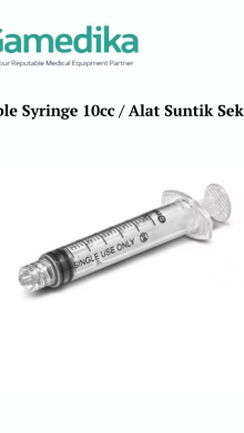 Disposable Syringe 10cc / Alat Suntik Sekali Pakai
