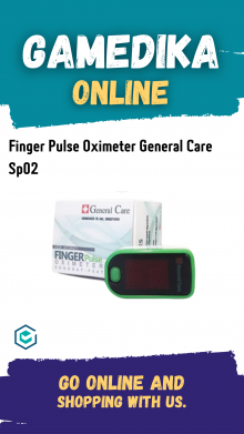 FINGER PULSE OXIMETER GENERAL CARE SP02 (ALAT UKUR KADAR OKSIGEN GC - BIRU)