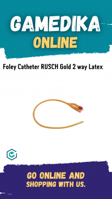 FOLEY CATHETER RUSCH GOLD 2 WAY LATEX (KATETER FOLEY URIN RUSCH - 12)