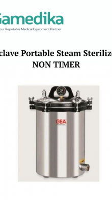 GEA Autoclave Portable Steam Sterilizer 24 Liter NON TIMER