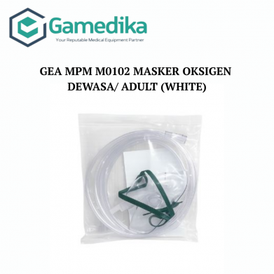 GEA MPM M0102 Masker Oksigen Dewasa/ Adult (White)