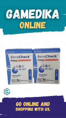 GLUCOSE TEST STRIP BENECHECK (STRIP GULA DARAH BENECHECK ) ISI 25'S