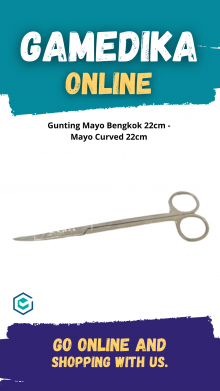 GUNTING MAYO BENGKOK 22CM - MAYO CURVED 22CM