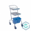 HOSPITAL MEDICAL METAL STAINLESS STEEL TREATMENT TROLLEY