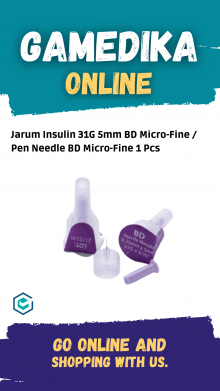 JARUM INSULIN 31G 5MM BD MICRO-FINE (PEN NEEDLE BD MICRO-FINE 1 PCS)