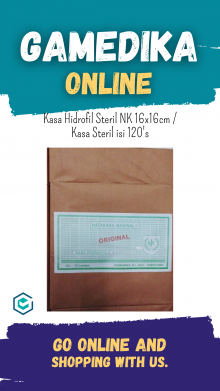 KASA HIDROFIL STERIL NK 16X16CM / KASA STERIL ISI 120'S