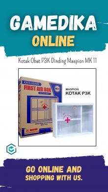 KOTAK OBAT P3K DINDING MASPION MK 11 / FIRST AID BOX (LEMARI OBAT P3K)