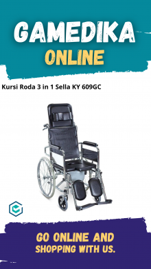 KURSI RODA 3 IN 1 SELLA KY 609GC  (KURSI RODA BAB SELLA KY 609GC 3IN 1)