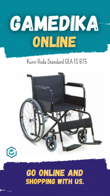 KURSI RODA STANDARD GEA FS 875 / GEA WHEELCHAIR ECONOMY FS 875