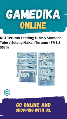 NGT TERUMO FEEDING TUBE & STOMACH TUBE (SELANG MAKAN TERUMO - FR 3.5 35CM)