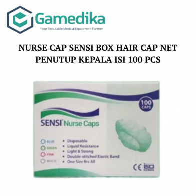 NURSE CAP SENSI BOX HAIR CAP NET PENUTUP KEPALA ISI 100 PCS