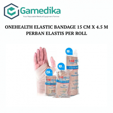 Onehealth Elastic Bandage 15 cm X 4.5 m Perban Elastis Per Roll
