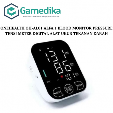 ONEHEALTH OH-AL01 ALFA 1 BLOOD MONITOR PRESSURE TENSI METER DIGITAL ALAT UKUR TEKANAN DARAH