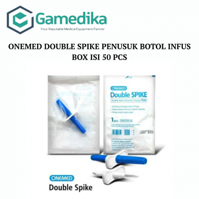 ONEMED DOUBLE SPIKE PENUSUK BOTOL INFUS BOX ISI 50 PCS