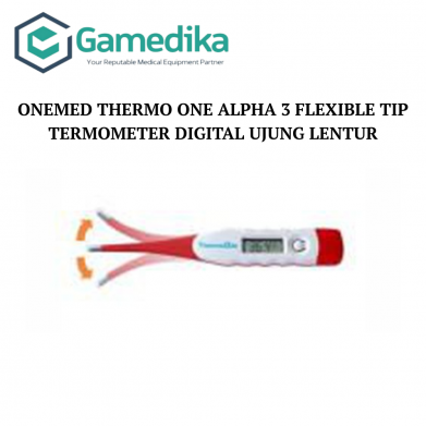 ONEMED THERMO ONE ALPHA 3 FLEXIBLE TIP TERMOMETER DIGITAL UJUNG LENTUR