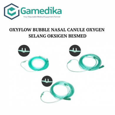 Oxyflow Bubble Nasal Canule Oxygen Selang Oksigen Besmed Anak