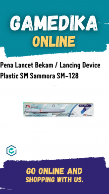 PENA LANCET BEKAM (LANCING DEVICE PLASTIC SM SAMMORA SM-128)