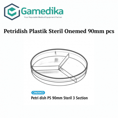 Petridish Plastik Steril Onemed 90mm pcs