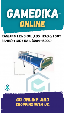 RANJANG 1 ENGKOL (ABS HEAD & FOOT PANEL) + SIDE RAIL (GAM - B004)