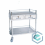 STAINLESS STEEL TREATMENT TROLLEY HOSPITAL CART