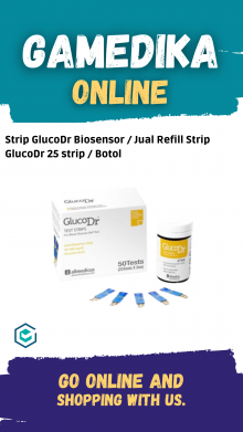 STRIP GLUCODR BIOSENSOR (REFILL STRIP GLUCODR 25 STRIP)