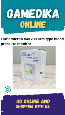 TAFF OMICRON RAK289 ARM TYPE BLOOD PRESSURE MONITOR