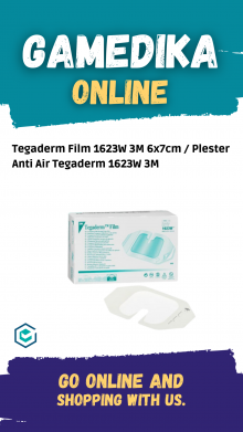 TEGADERM FILM 1623W 3M 6X7CM (PLESTER ANTI AIR TEGADERM 1623W 3M)