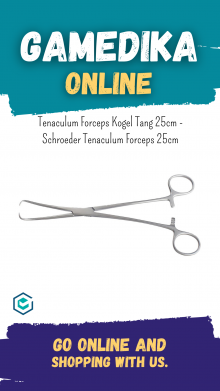 TENACULUM FORCEPS KOGEL TANG 25CM - SCHROEDER TENACULUM FORCEPS 25CM