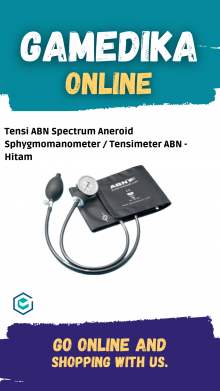 TENSI ABN SPECTRUM ANEROID SPHYGMOMANOMETER (TENSIMETER ABN - HITAM)