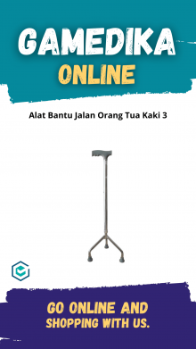 TONGKAT KAKI 3  RG T 38 (ALAT BANTU JALAN ORANG TUA KAKI 3)