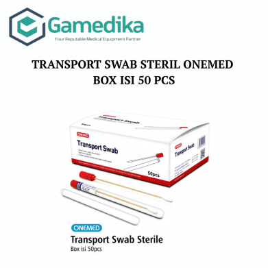 Transport Swab Steril Onemed Box isi 50 pcs