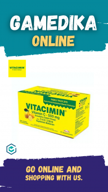 VITACIMIN VITAMIN C - 500MG10 STRIP (VITAMIN C) TERMURAH TERLARIS